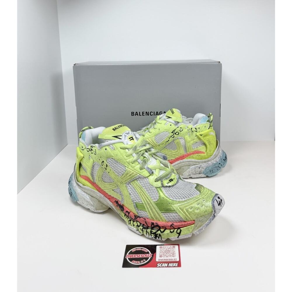 Size 47EU/14US - Balenciaga Runner Marathon Neon Unreleased🎾 NEW/RETAIL $1.4K!